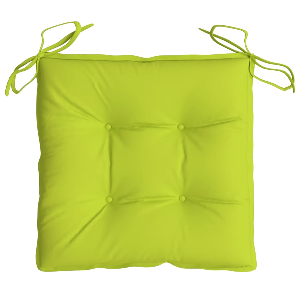 vidaXL Coussins de palette lot de 6 vert brillant 50x50x7 cm