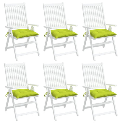 vidaXL Coussins de palette lot de 6 vert brillant 50x50x7 cm