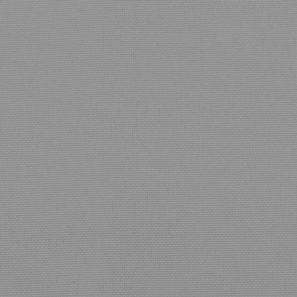 vidaXL Coussin de banc de jardin gris 100x50x7 cm tissu oxford