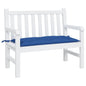 vidaXL Coussin de banc de jardin bleu 100x50x7 cm tissu oxford
