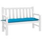vidaXL Coussin de banc de jardin bleu clair 120x50x7 cm tissu oxford