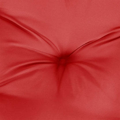 vidaXL Coussin de banc de jardin rouge 120x50x7 cm tissu oxford