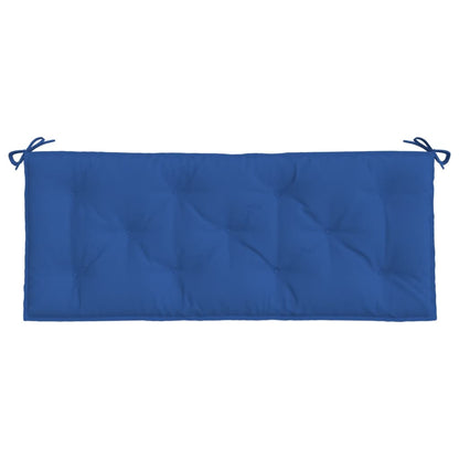 vidaXL Coussin de banc de jardin bleu 120x50x7 cm tissu oxford