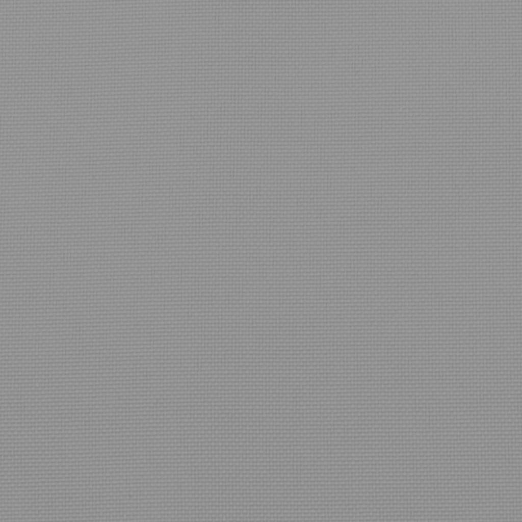 vidaXL Coussin de banc de jardin gris 150x50x7 cm tissu oxford