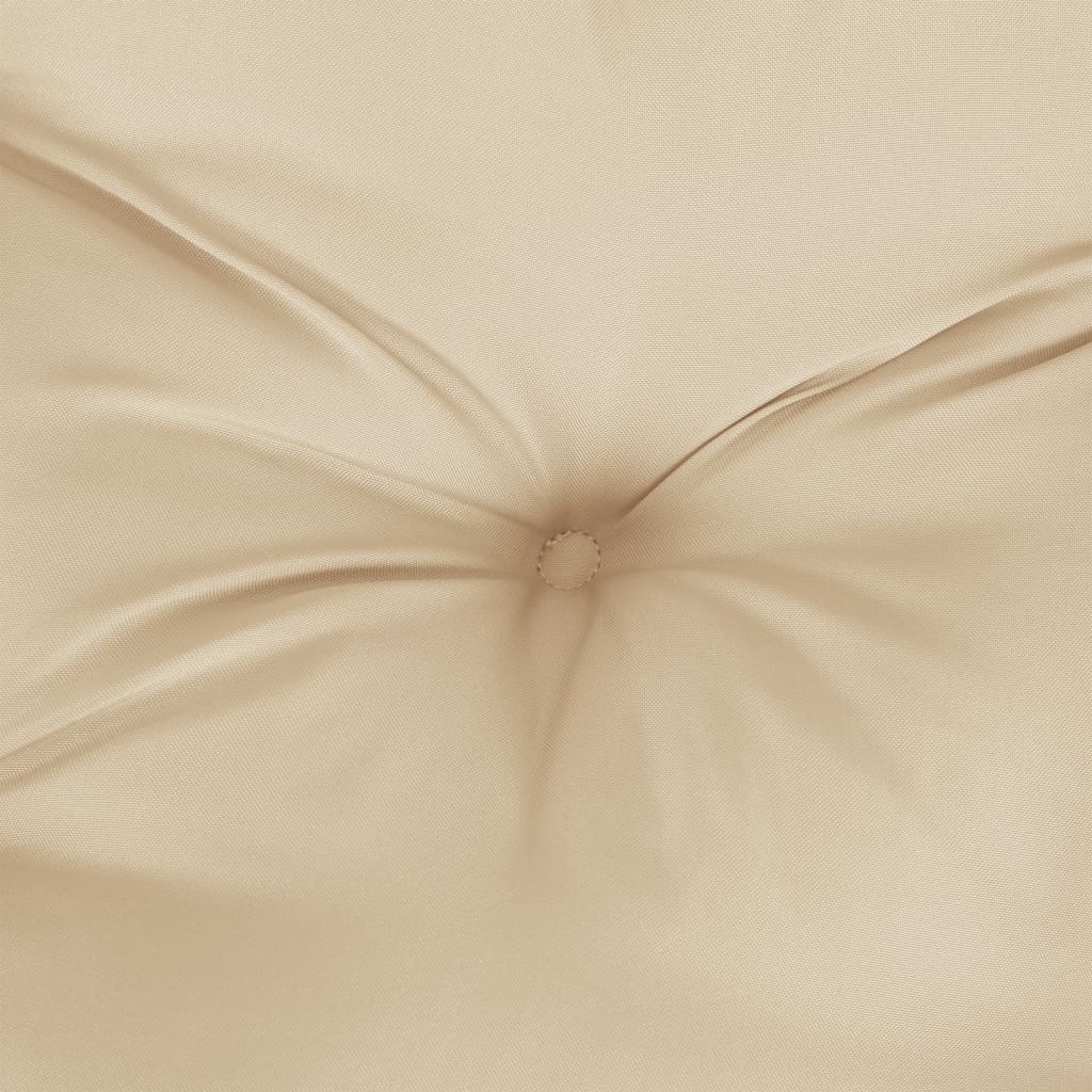 vidaXL Coussin de banc de jardin beige 200x50x7 cm tissu oxford