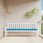 vidaXL Coussin de banc de jardin bleu clair 200x50x7 cm tissu oxford