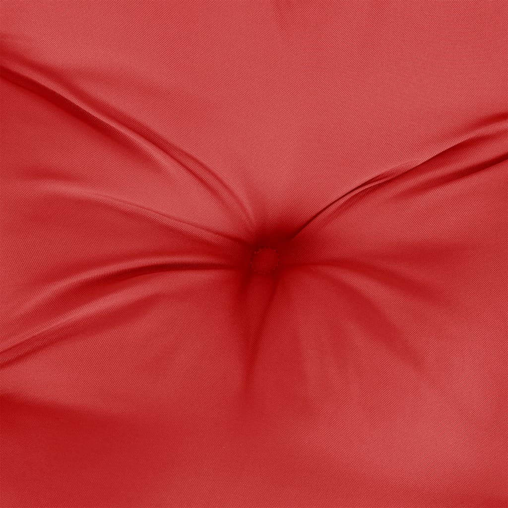 vidaXL Coussin de banc de jardin rouge 200x50x7 cm tissu oxford