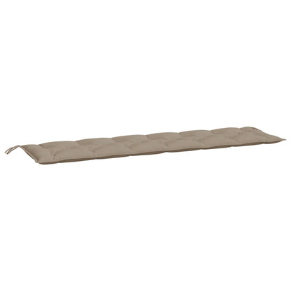 vidaXL Coussin de banc de jardin taupe 200x50x7 cm tissu oxford