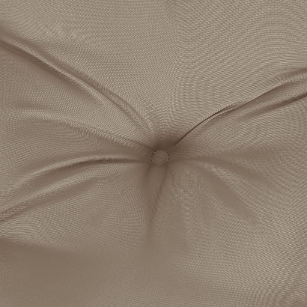 vidaXL Coussin de banc de jardin taupe 200x50x7 cm tissu oxford
