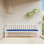 vidaXL Coussin de banc de jardin bleu royal 200x50x7 cm tissu oxford