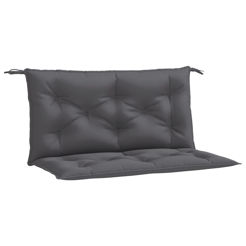 vidaXL Coussins de banc de jardin 2 pcs anthracite tissu Oxford