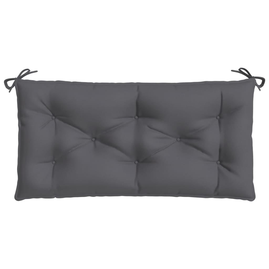 vidaXL Coussins de banc de jardin 2 pcs anthracite tissu Oxford