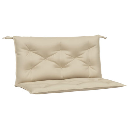 vidaXL Coussins de banc de jardin 2 pcs beige 100x50x7 cm tissu Oxford