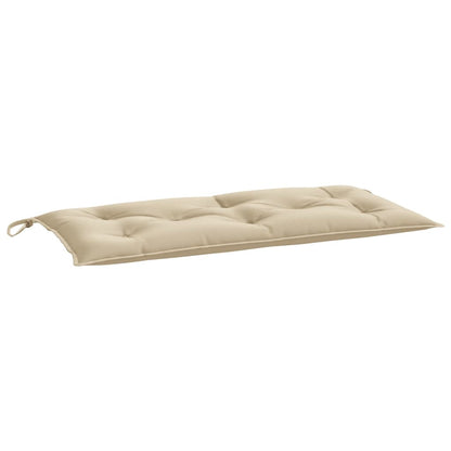 vidaXL Coussins de banc de jardin 2 pcs beige 100x50x7 cm tissu Oxford