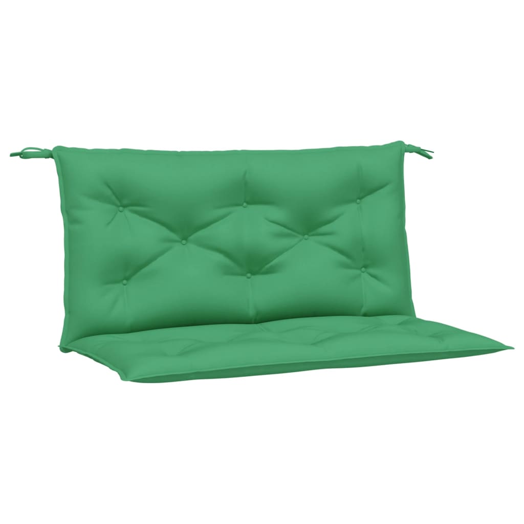 vidaXL Coussins de banc de jardin 2 pcs vert 100x50x7 cm tissu Oxford