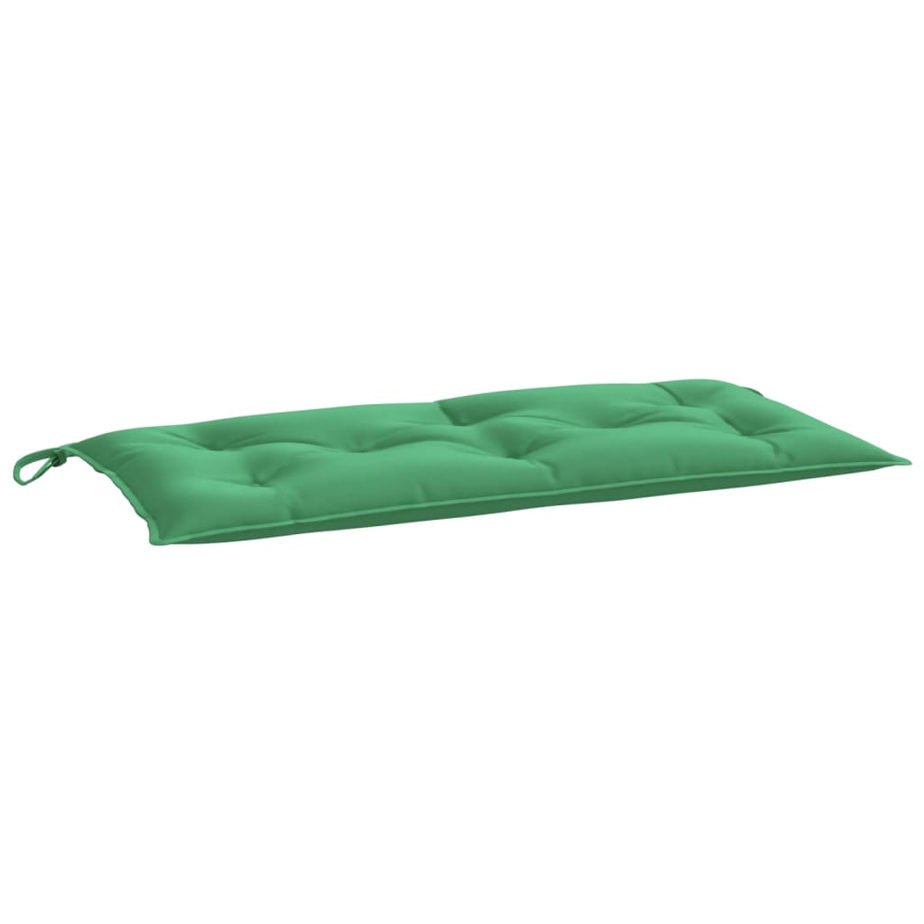 vidaXL Coussins de banc de jardin 2 pcs vert 100x50x7 cm tissu Oxford