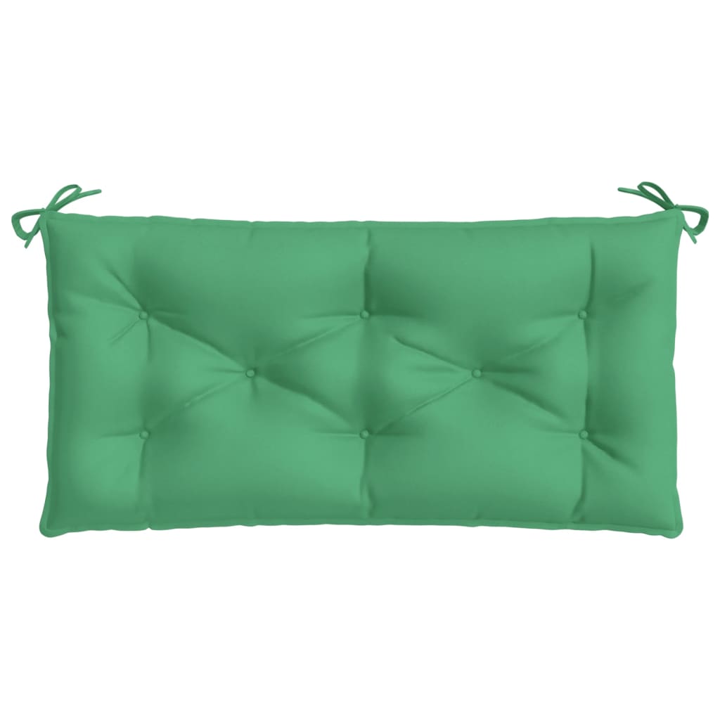 vidaXL Coussins de banc de jardin 2 pcs vert 100x50x7 cm tissu Oxford