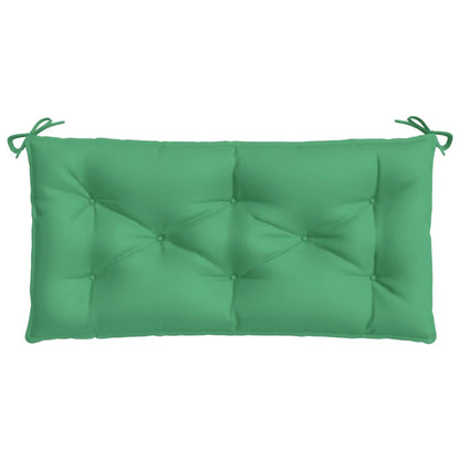 vidaXL Coussins de banc de jardin 2 pcs vert 100x50x7 cm tissu Oxford