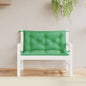 vidaXL Coussins de banc de jardin 2 pcs vert 100x50x7 cm tissu Oxford