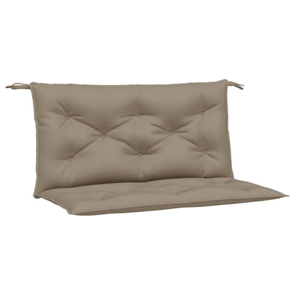 vidaXL Coussins de banc de jardin 2 pcs taupe 100x50x7 cm tissu Oxford