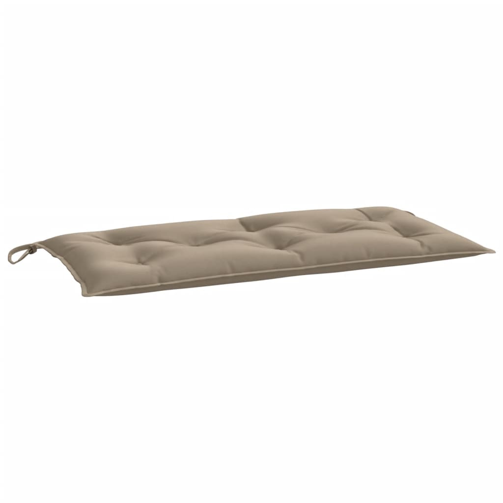 vidaXL Coussins de banc de jardin 2 pcs taupe 100x50x7 cm tissu Oxford