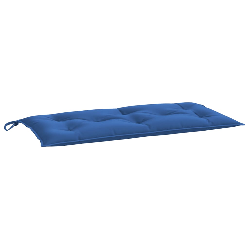 vidaXL Coussins de banc de jardin 2 pcs bleu royal tissu oxford