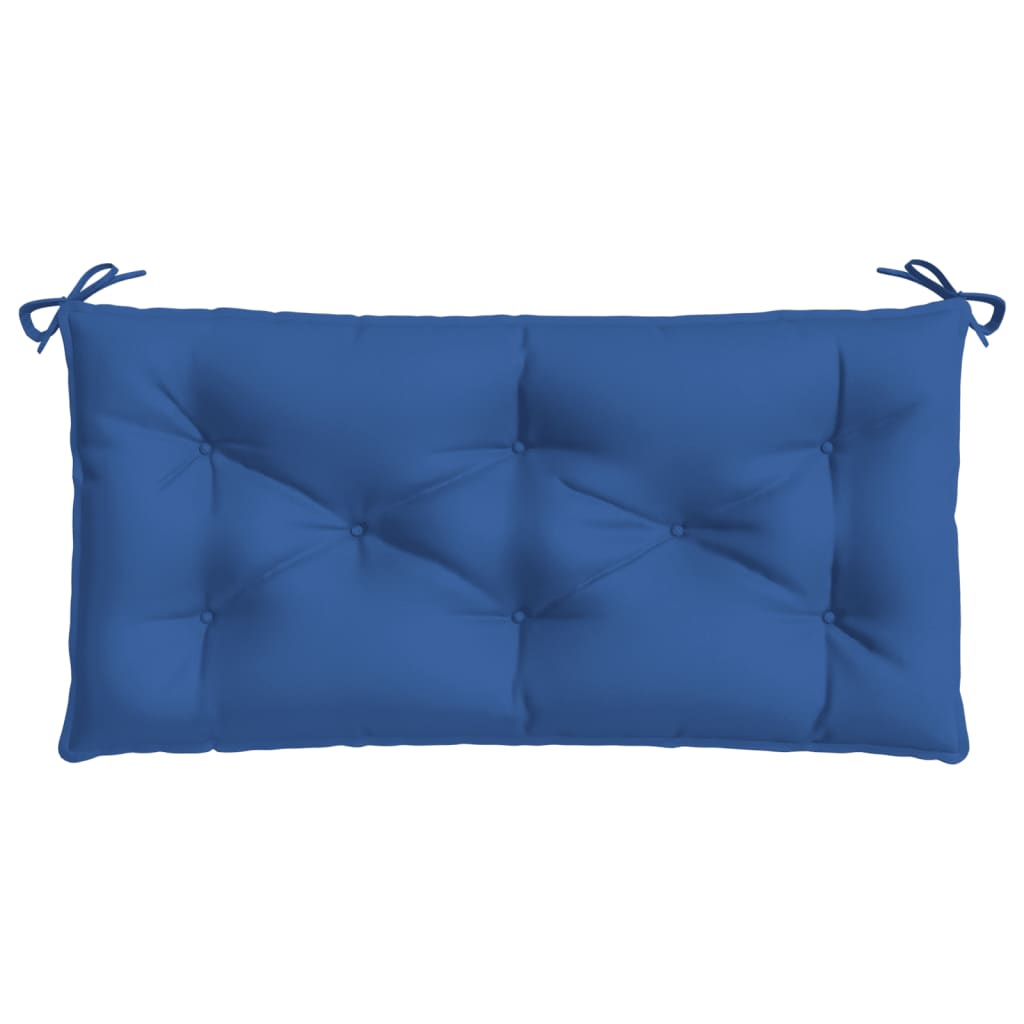 vidaXL Coussins de banc de jardin 2 pcs bleu royal tissu oxford