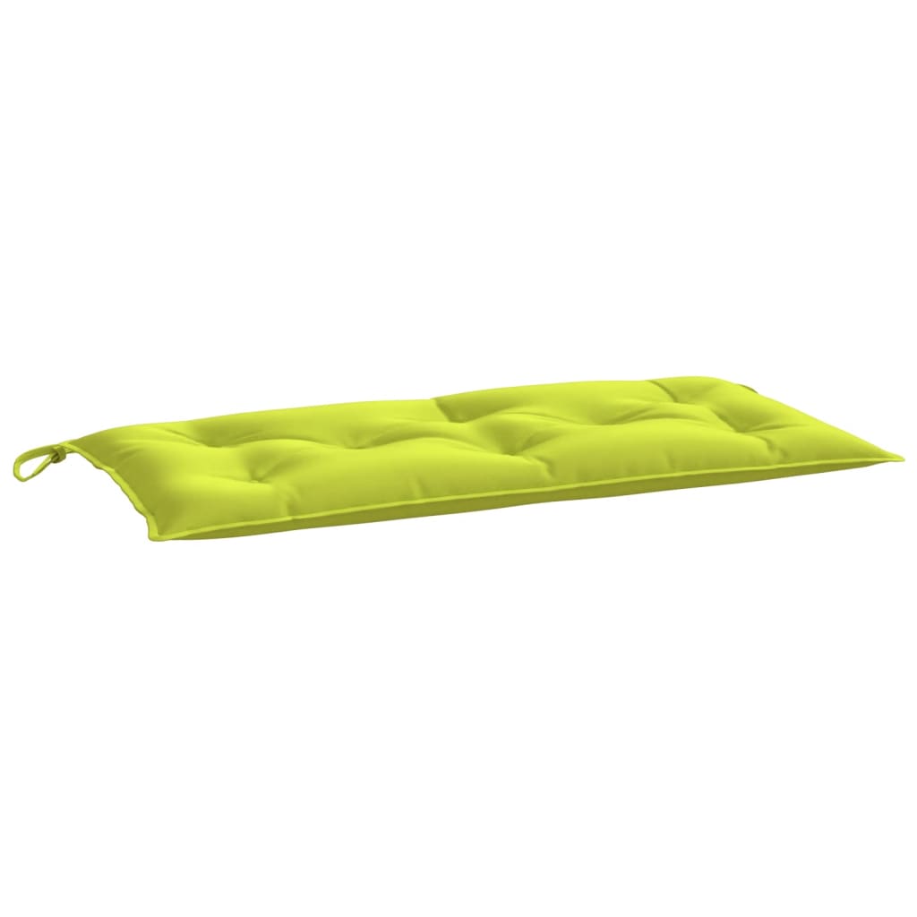 vidaXL Coussins de banc de jardin 2 pcs vert vif tissu Oxford
