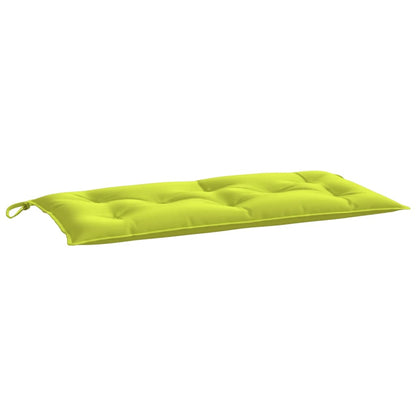 vidaXL Coussins de banc de jardin 2 pcs vert vif tissu Oxford