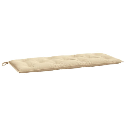 vidaXL Coussins de banc de jardin 2 pcs beige 120x50x7 cm tissu Oxford