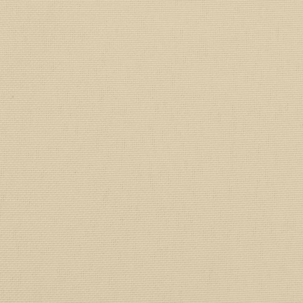 vidaXL Coussins de banc de jardin 2 pcs beige 120x50x7 cm tissu Oxford