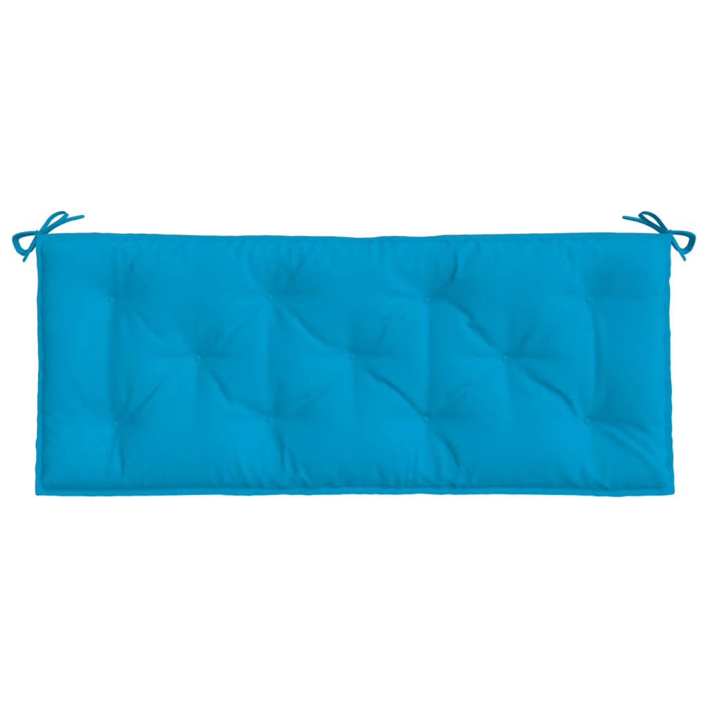 vidaXL Coussins de banc de jardin 2 pcs bleu clair tissu Oxford