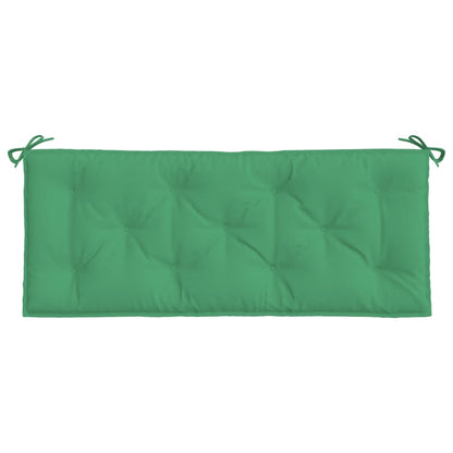 vidaXL Coussins de banc de jardin 2 pcs vert 120x50x7 cm tissu Oxford