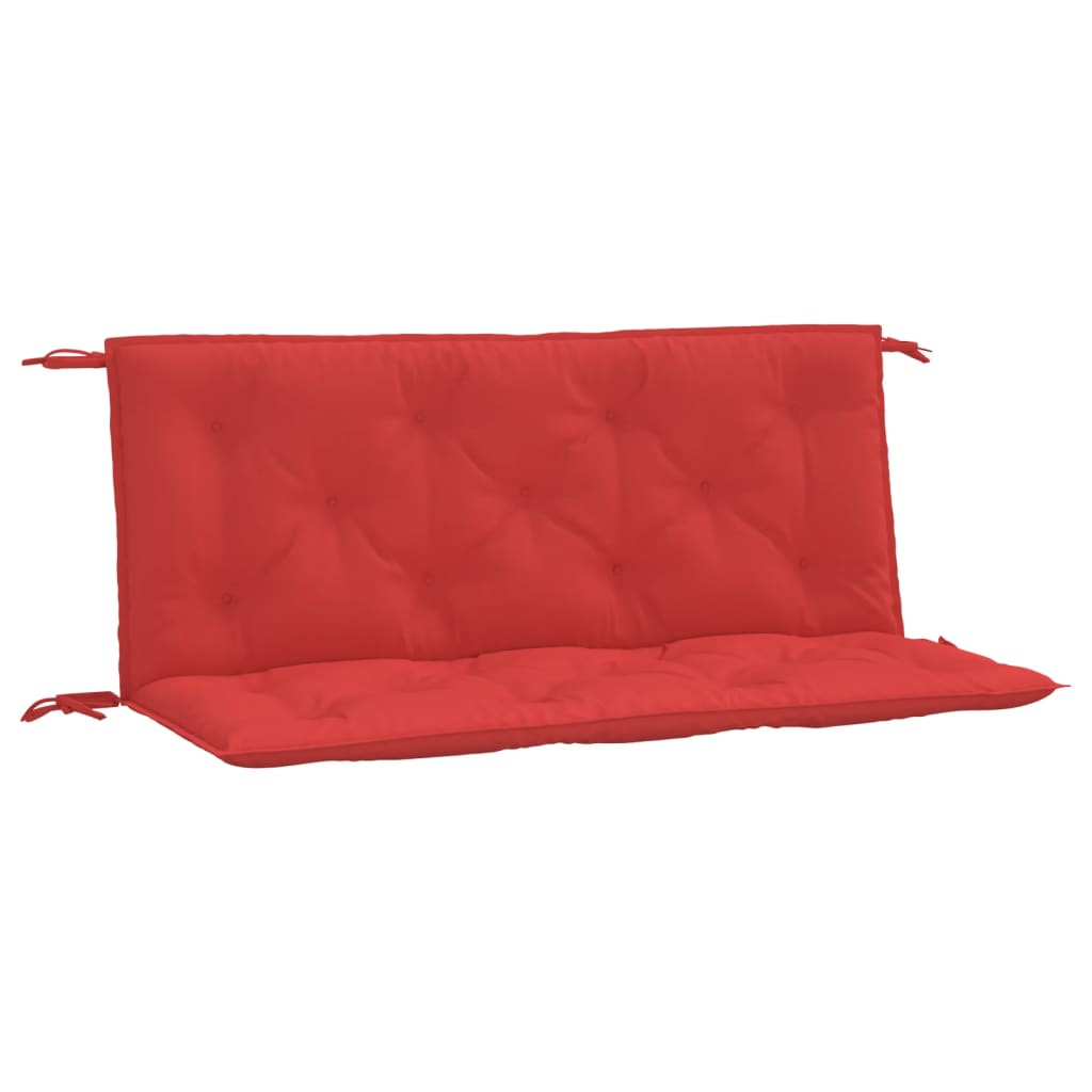 vidaXL Coussins de banc de jardin 2 pcs rouge 120x50x7 cm tissu Oxford