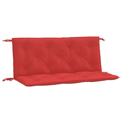 vidaXL Coussins de banc de jardin 2 pcs rouge 120x50x7 cm tissu Oxford