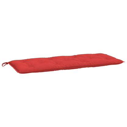vidaXL Coussins de banc de jardin 2 pcs rouge 120x50x7 cm tissu Oxford