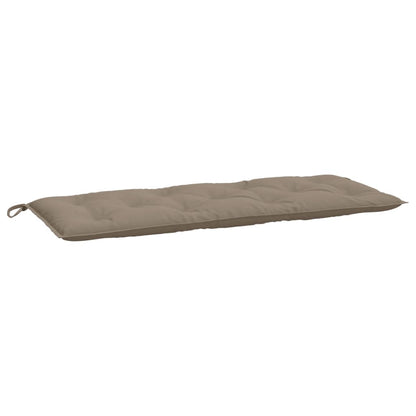 vidaXL Coussins de banc de jardin 2 pcs taupe 120x50x7 cm tissu Oxford