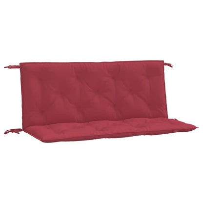 vidaXL Coussins de banc de jardin 2 pcs rouge bordeaux tissu Oxford