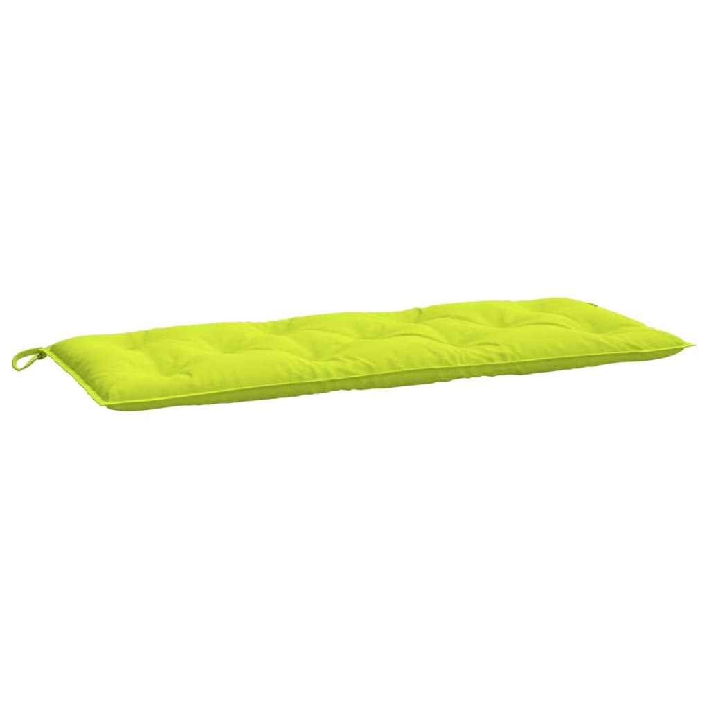 vidaXL Coussins de banc de jardin 2 pcs vert vif tissu Oxford