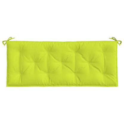 vidaXL Coussins de banc de jardin 2 pcs vert vif tissu Oxford