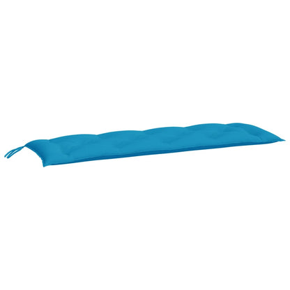 vidaXL Coussins de banc de jardin 2 pcs bleu clair tissu Oxford
