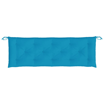 vidaXL Coussins de banc de jardin 2 pcs bleu clair tissu Oxford