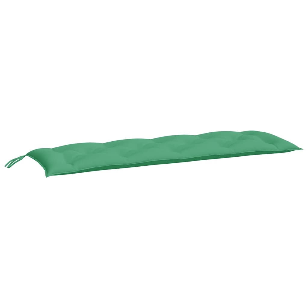 vidaXL Coussins de banc de jardin 2 pcs vert 150x50x7 cm tissu Oxford