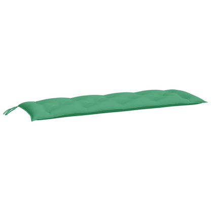 vidaXL Coussins de banc de jardin 2 pcs vert 150x50x7 cm tissu Oxford