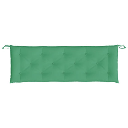 vidaXL Coussins de banc de jardin 2 pcs vert 150x50x7 cm tissu Oxford