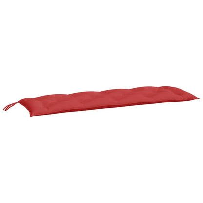 vidaXL Coussins de banc de jardin 2 pcs rouge 150x50x7 cm tissu Oxford
