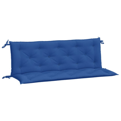 vidaXL Coussins de banc de jardin 2 pcs bleu 150x50x7 cm tissu Oxford