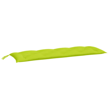 vidaXL Coussins de banc de jardin 2 pcs vert vif tissu Oxford