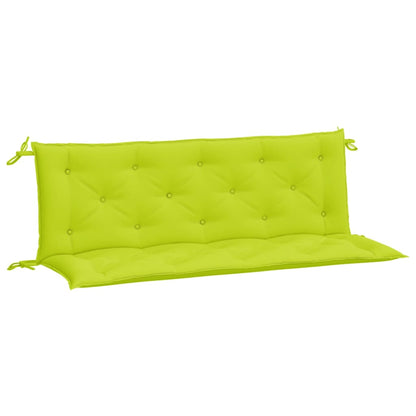 vidaXL Coussins de banc de jardin 2 pcs vert vif tissu Oxford