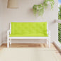 vidaXL Coussins de banc de jardin 2 pcs vert vif tissu Oxford
